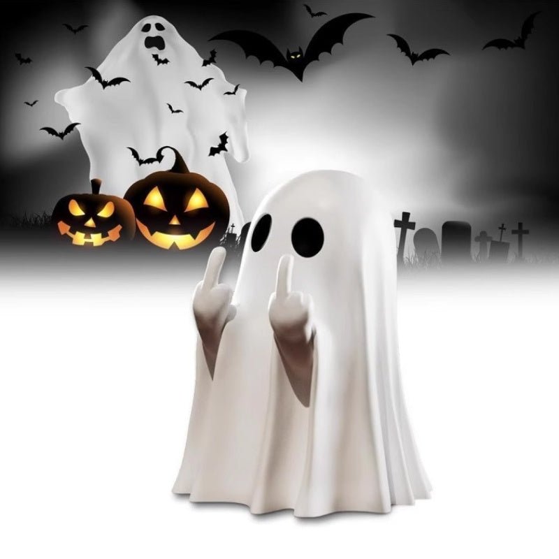 Multi - Functional Ghost Statues – Cute Halloween Home Decorations & Spooky Modern Centerpieces