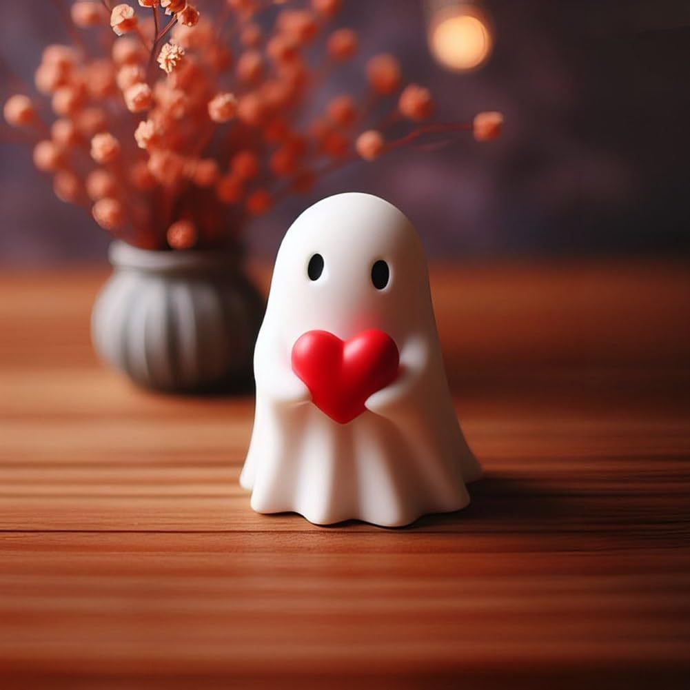 Multi - Functional Ghost Statues – Cute Halloween Home Decorations & Spooky Modern Centerpieces