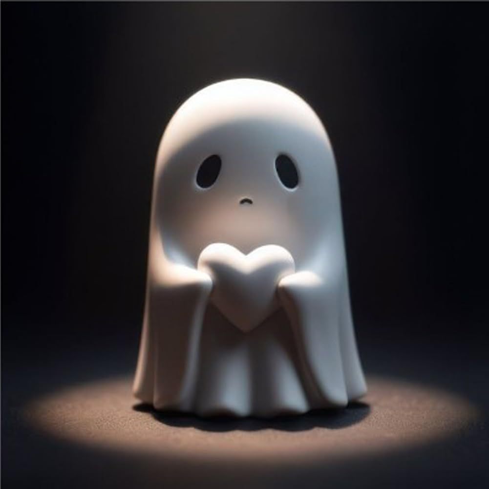 Multi - Functional Ghost Statues – Cute Halloween Home Decorations & Spooky Modern Centerpieces