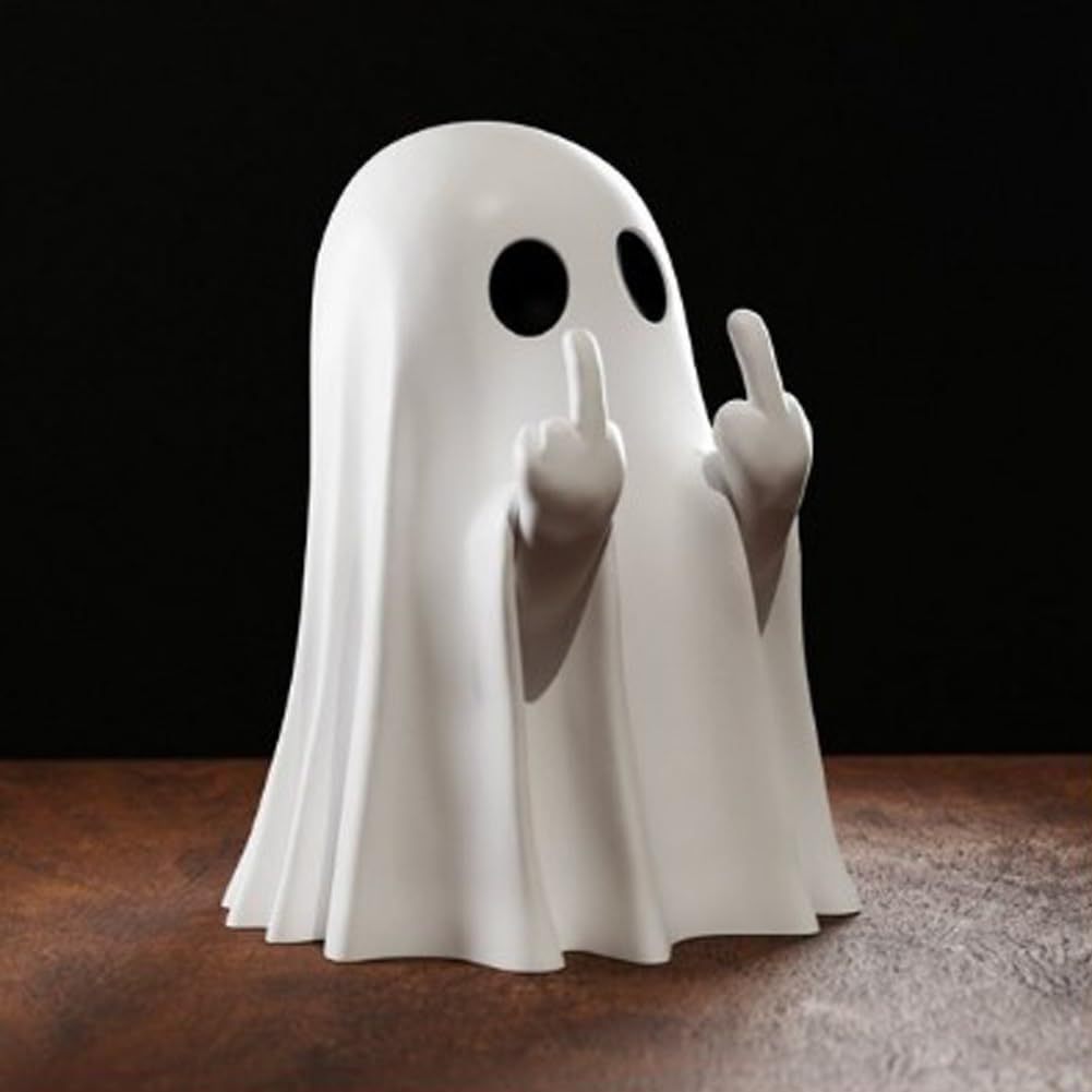 Multi - Functional Ghost Statues – Cute Halloween Home Decorations & Spooky Modern Centerpieces