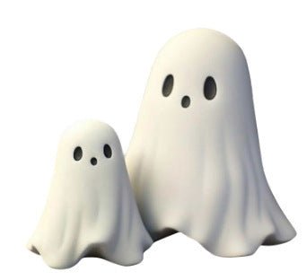 Multi - Functional Ghost Statues – Cute Halloween Home Decorations & Spooky Modern Centerpieces