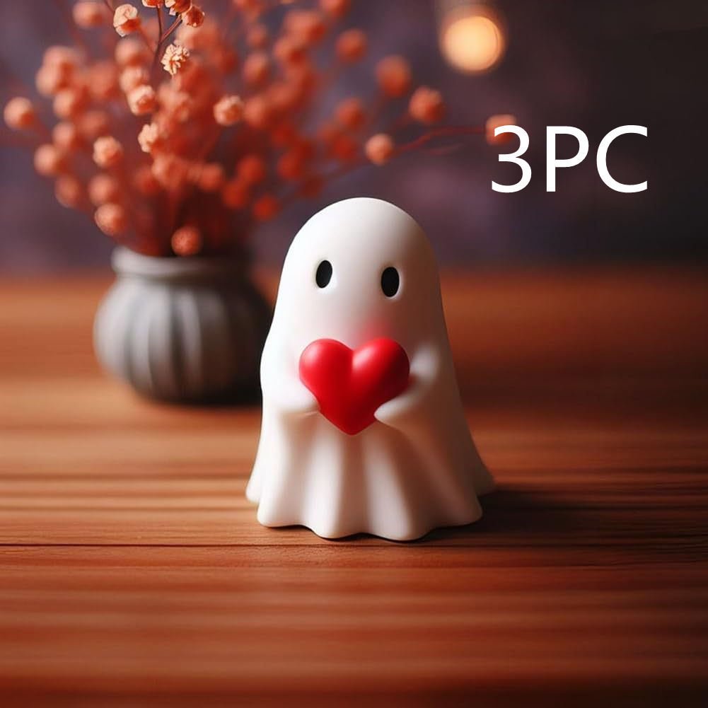 Multi - Functional Ghost Statues – Cute Halloween Home Decorations & Spooky Modern Centerpieces