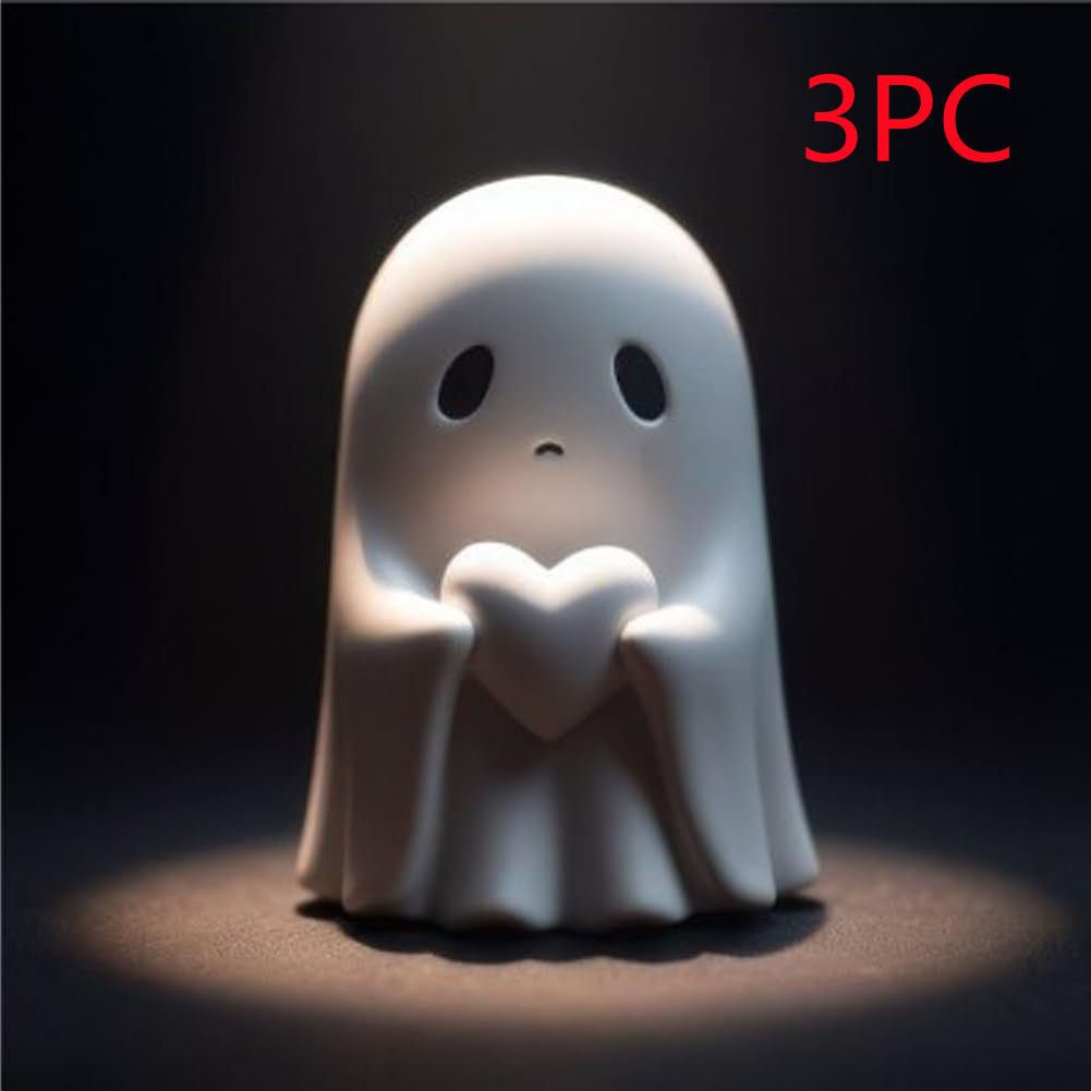 Multi - Functional Ghost Statues – Cute Halloween Home Decorations & Spooky Modern Centerpieces