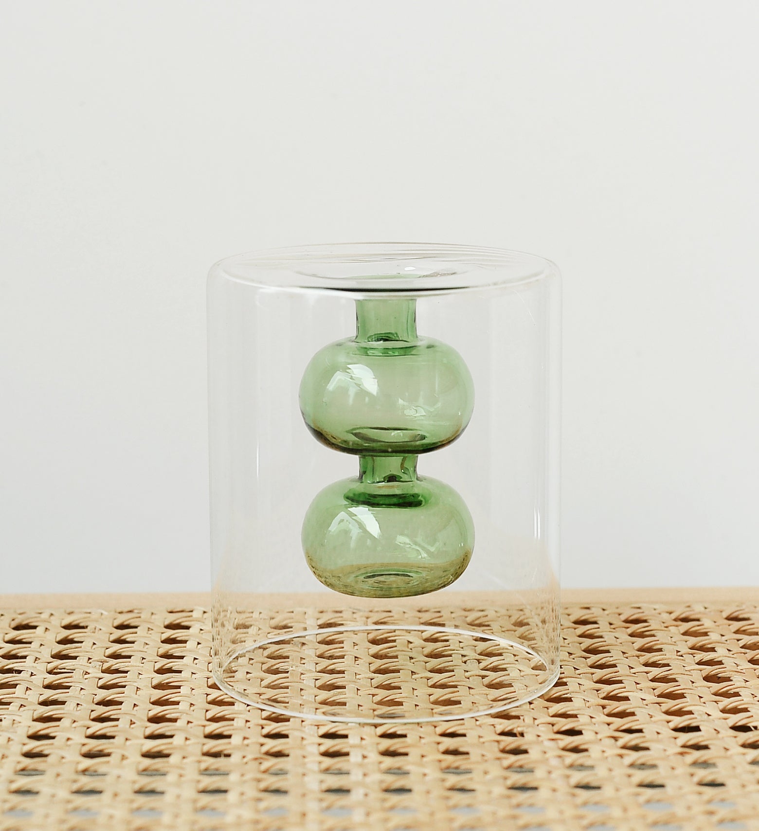 Retro Stained Glass Gourd Vase – Nordic Hydroponic Flower Decor