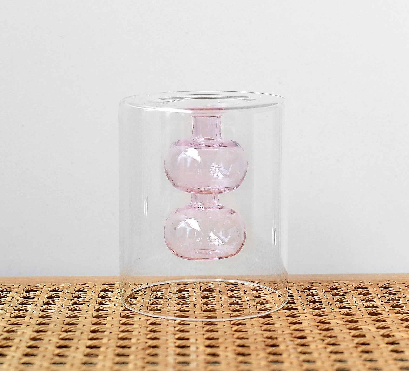 Retro Stained Glass Gourd Vase – Nordic Hydroponic Flower Decor
