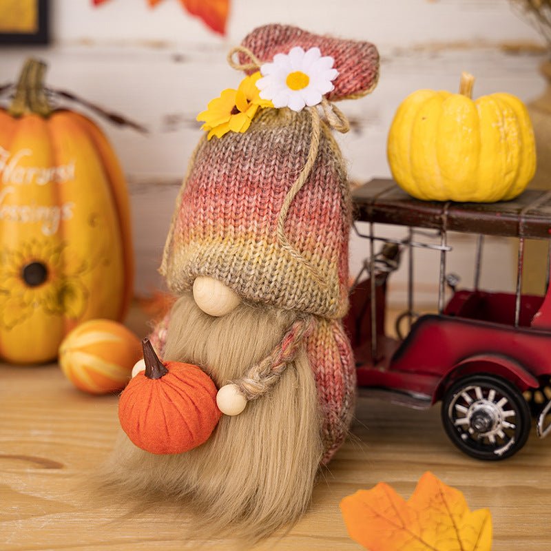 Thanksgiving Harvest Season Rudolf Doll