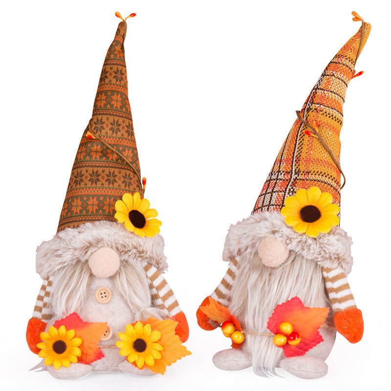 Thanksgiving Rudolf Faceless Doll